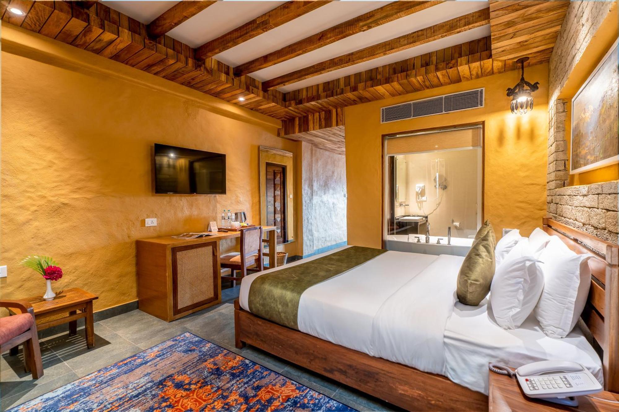 Bar Peepal Resort Pokhara Luaran gambar Deluxe Room
