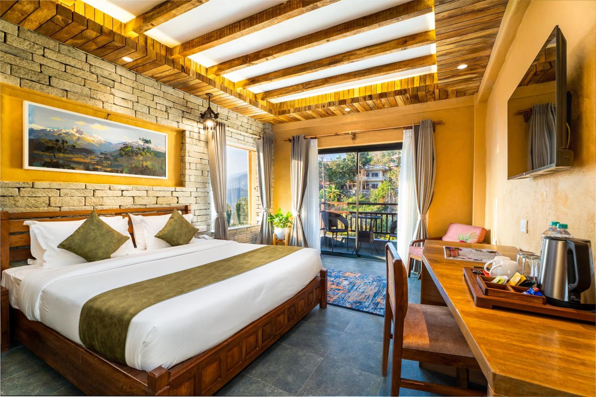 Bar Peepal Resort Pokhara Luaran gambar Deluxe Room